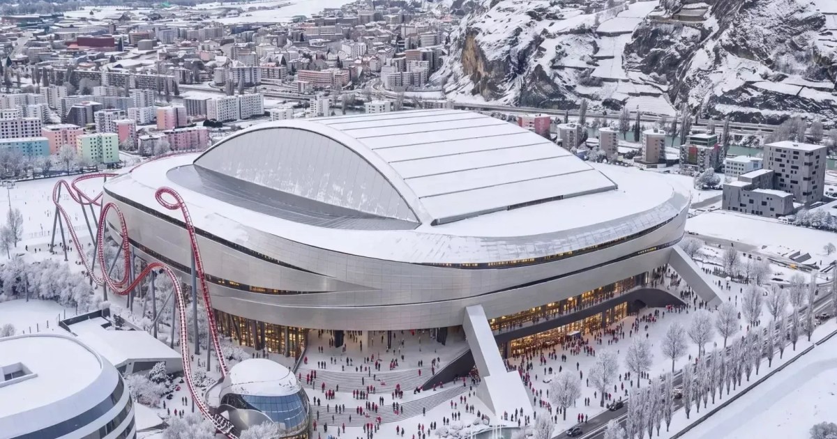 Clube suíço apresenta projeto de estádio com montanha-russa; veja vídeo