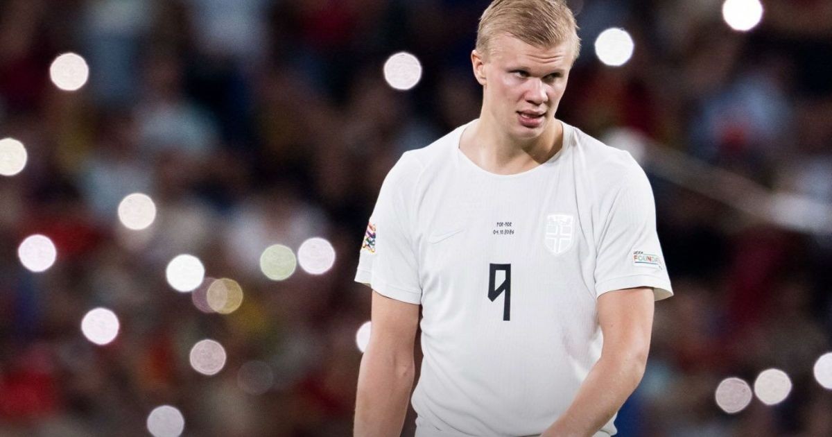Haaland dá sinais de desgaste e preocupa a Noruega por excesso de jogos