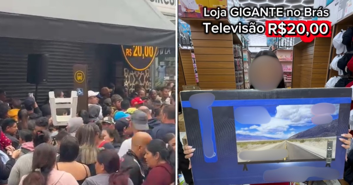 Produtos por R$ 1: Inauguração de loja causa aglomeração no centro de SP