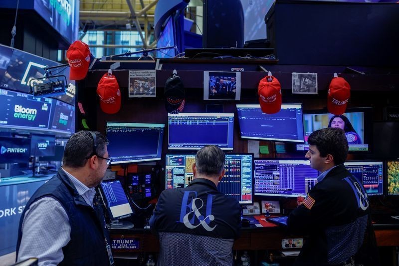 Bolsas dos EUA atingem recordes com queda dos Treasuries e petróleo