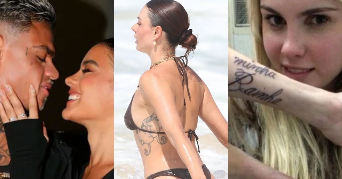Isis Valverde e mais: confira famosos que se arrependeram de suas tatuagens