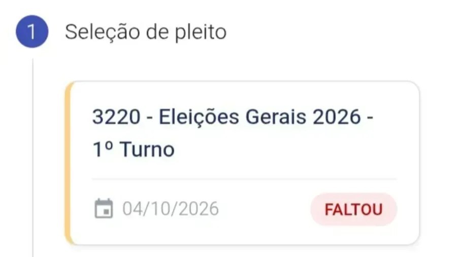 “Faltou”: TSE explica que mensagem no site da Corte não é definitiva