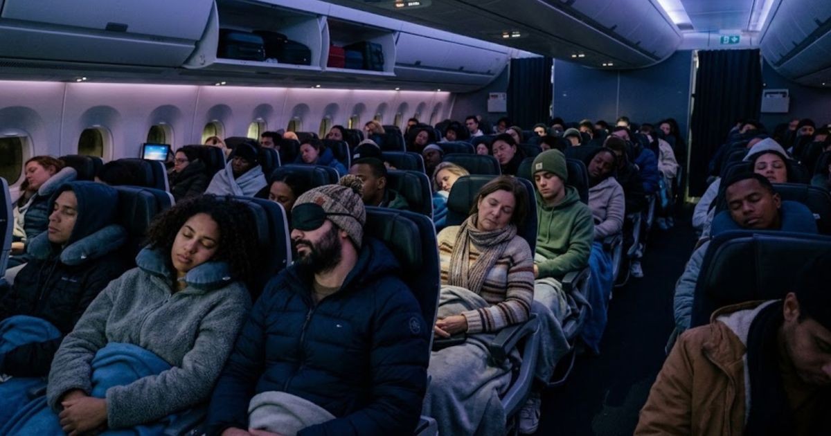 Por que as companhias aéreas deixam a cabine gelada após o jantar — e o motivo vai muito além do seu conforto