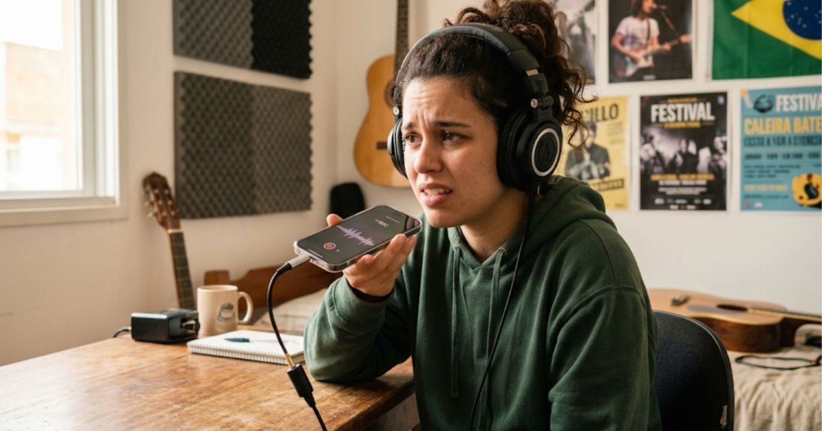 Por que achamos a voz diferente quando ela é gravada e ouvida depois?