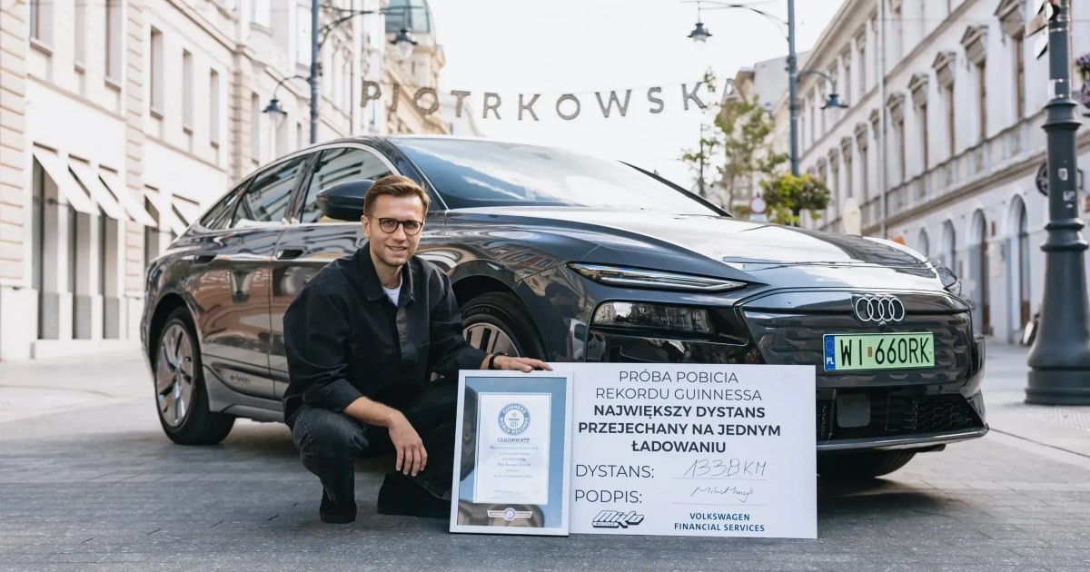 Audi A6 e-tron estabelece novo recorde de viagem elétrica com uma carga