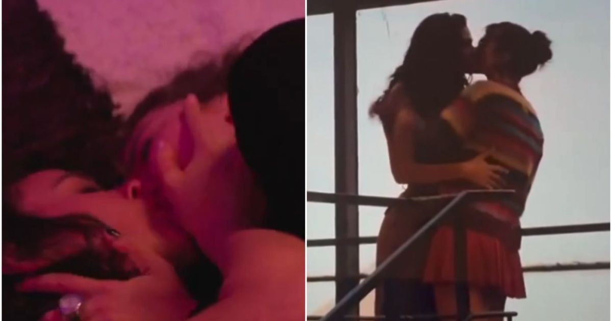 Vídeo de Marquezine e Alanis Guillen se beijando em série viraliza na web