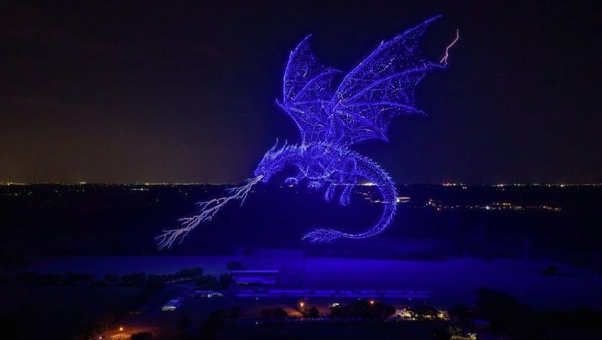 Novo recorde mundial do Guinness reúne maior número de drones operados em uma semana em show aéreo dos Estados Unidos