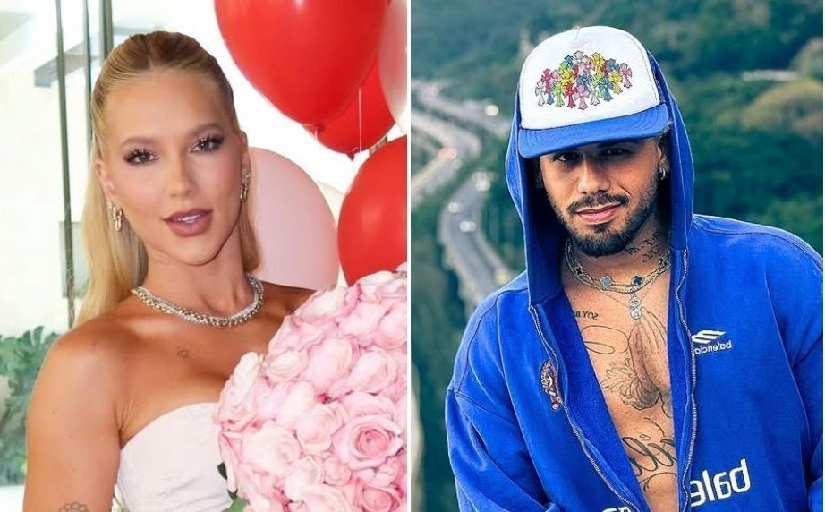 Virginia e Zé Felipe são clicados juntos em praia após término com Vini Jr.