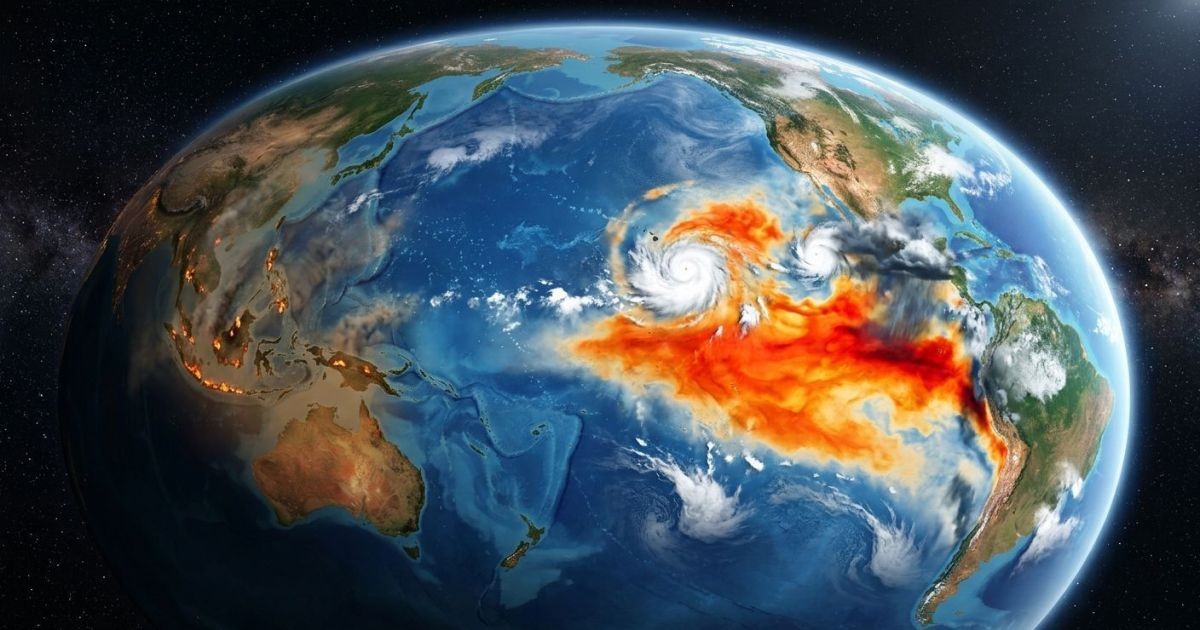 Super El Niño de 2026 se intensifica e chega perto de recorde histórico; na costa da América do Sul, as águas ficaram 4,5 °C acima do normal