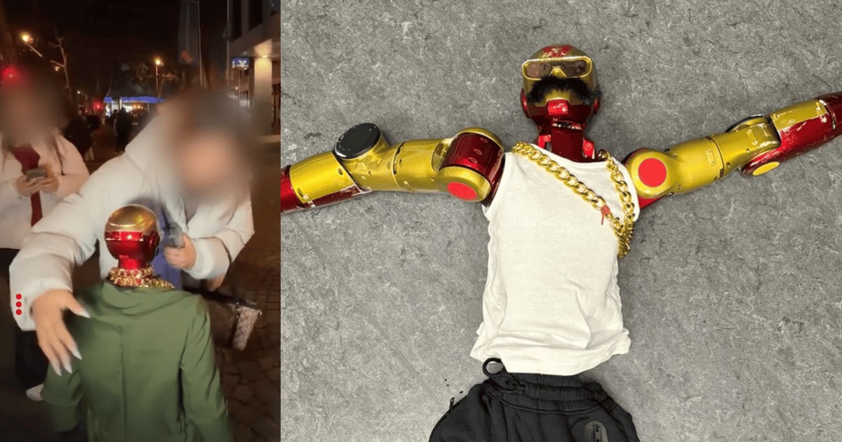 Ele andava de óculos escuros, corrente de ouro e bigode nas ruas até tocar em uma jovem de 16 anos; agora, a polícia tenta entender como investigar um robô