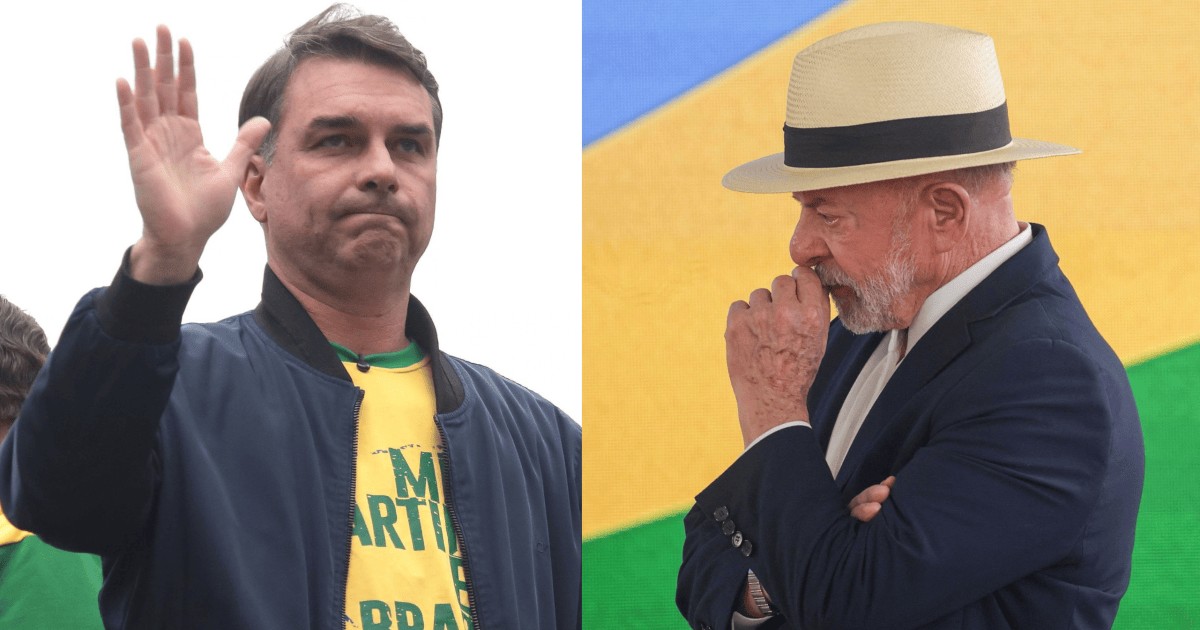 Quaest: Flávio é rejeitado por 54% dos eleitores; Lula, por 53%