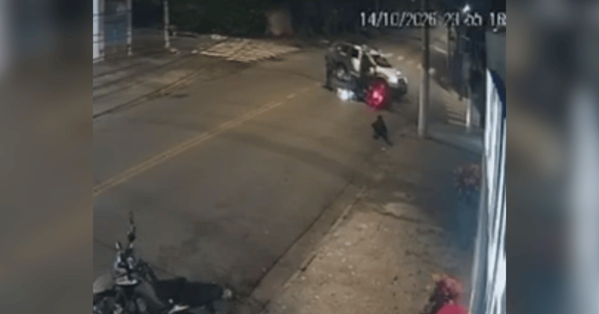 Vídeo: PM atropela e atira em suspeito durante roubo de moto em SP