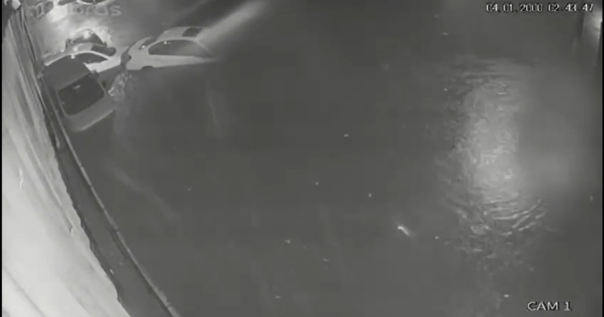 Vídeo: Mais de 20 carros são arrastados por enxurrada após temporal em SP