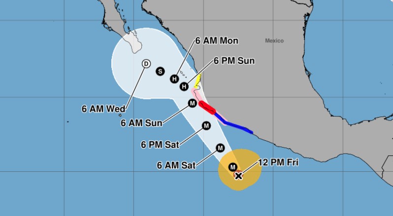 Furacão Trudy gera alerta de vento, inundação e deslizamento ao México