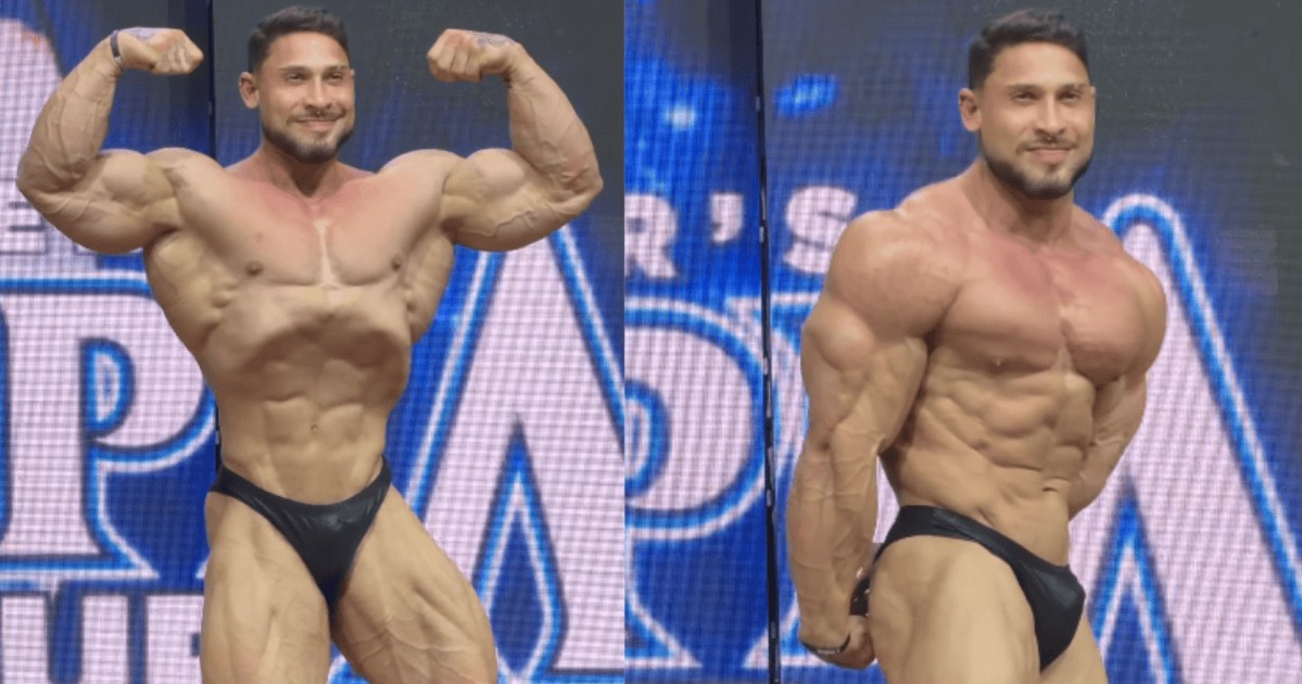 Em “guest posing”, Ramon Dino volta aos palcos após top 3 no Mr. Olympia