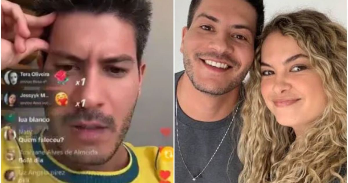 Arthur Aguiar lamenta ter descoberto morte de Lua Blanco em live: “Bizarro”