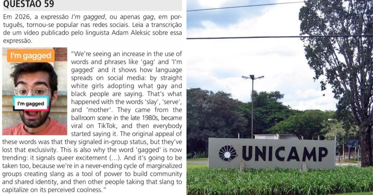 “Gag”: entenda expressão que caiu no vestibular da Unicamp