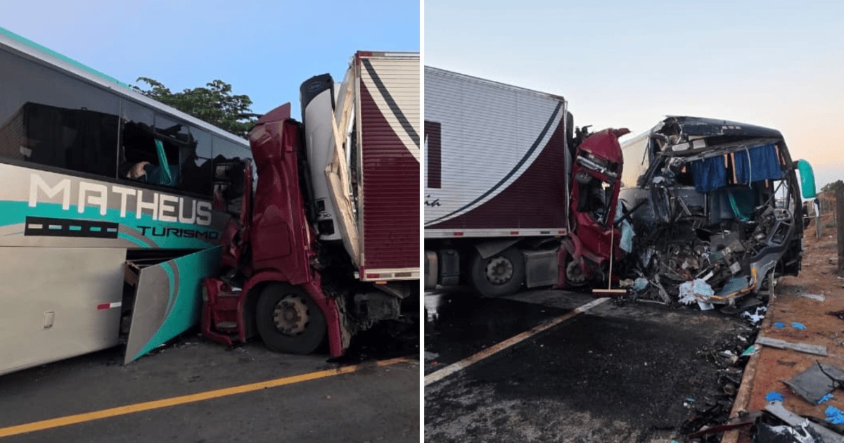 Acidente com ônibus de turismo deixa um morto e 42 feridos na BR-381, em MG