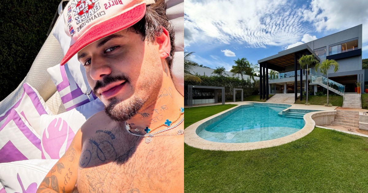 Zé Felipe aluga mansão de R$ 24 milhões em Goiânia; veja fotos