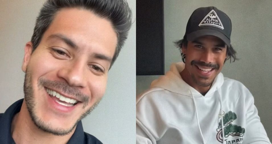 Vem aí? Arthur Aguiar e Micael Borges se reúnem e animam fãs de “Rebelde”