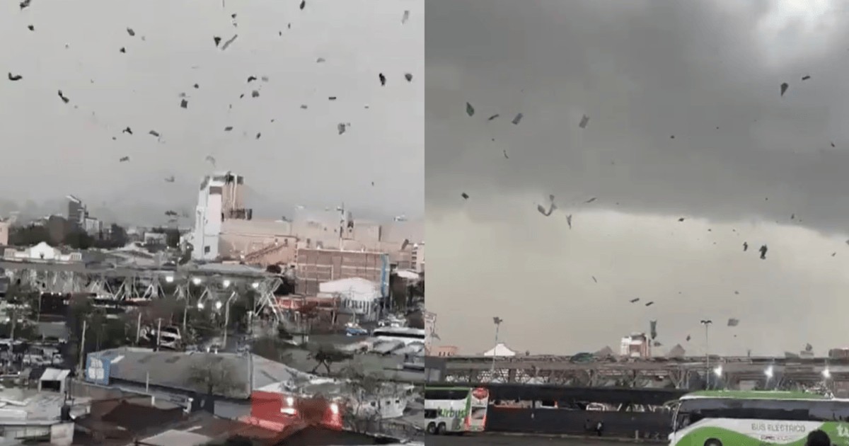 O que é o ‘gustnado’, fenômeno meteorológico que aterrorizou rodoviária em Santiago no Chile