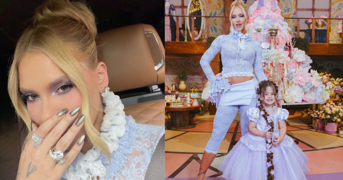 Virginia usa look inusitado em festa da filha e gera reações: “Pavoroso”