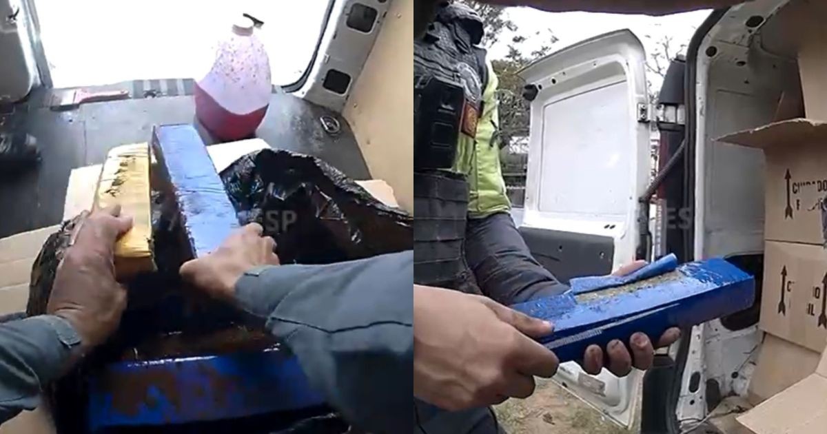 Policiais prendem dupla e apreendem 883 tabletes de maconha em SP