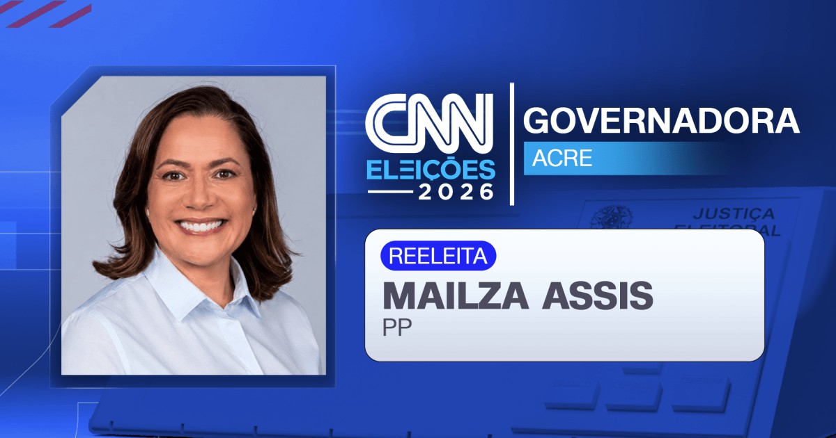 Mailza Assis é reeleita governadora do Acre no 2º turno