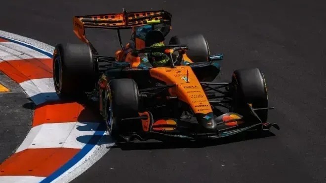 Lando Norris faz volta rápida no fim e lidera TL3 do GP do México de F1