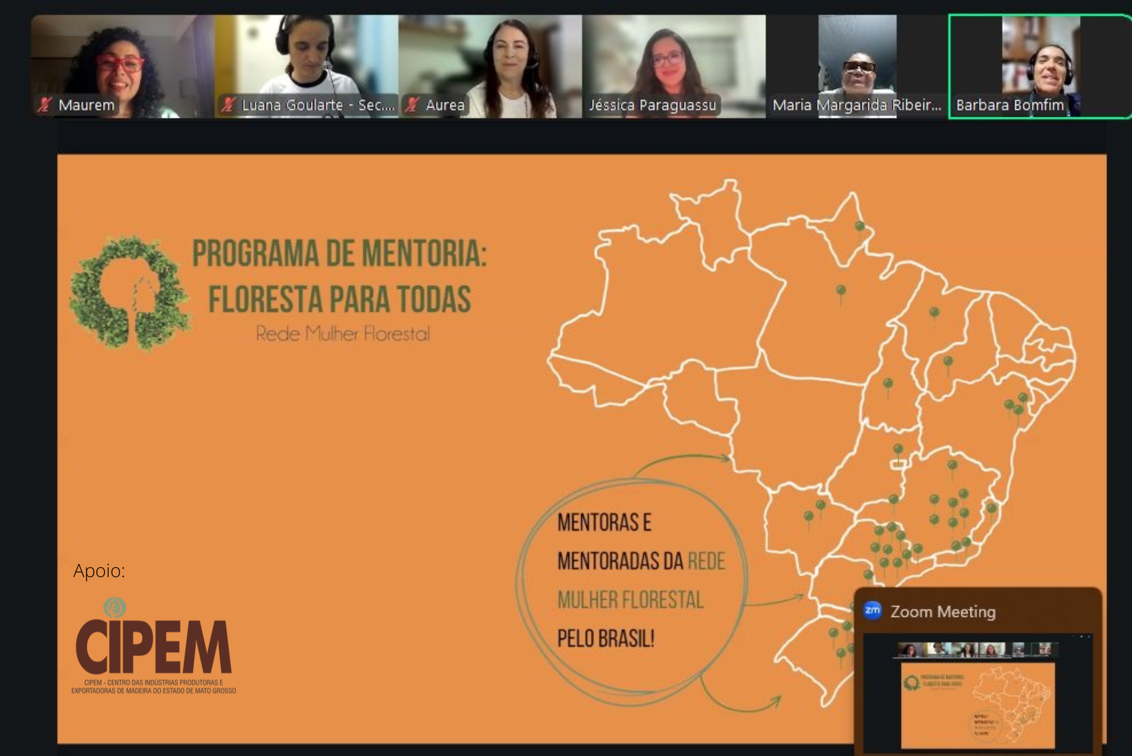 “Sou outra pessoa”: crescimento profissional marcam final do programa de mentoria da Rede Mulher Florestal