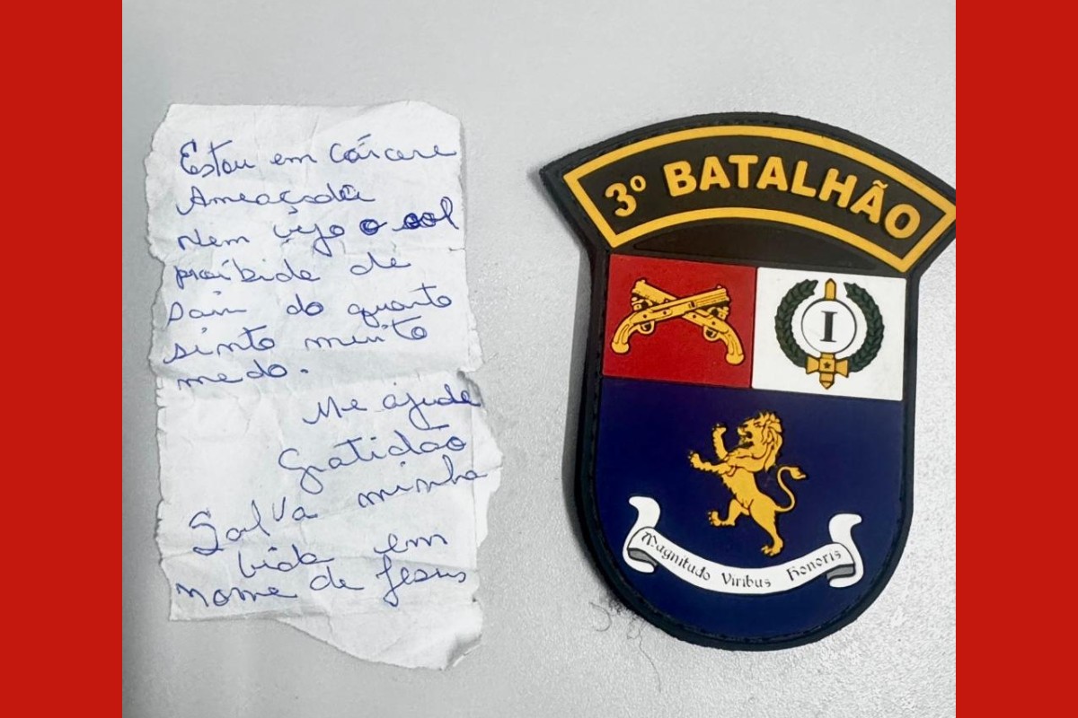 Mãe mantida em cárcere pelo próprio filho é resgatada em Cuiabá após policial notar bilhete pedindo socorro