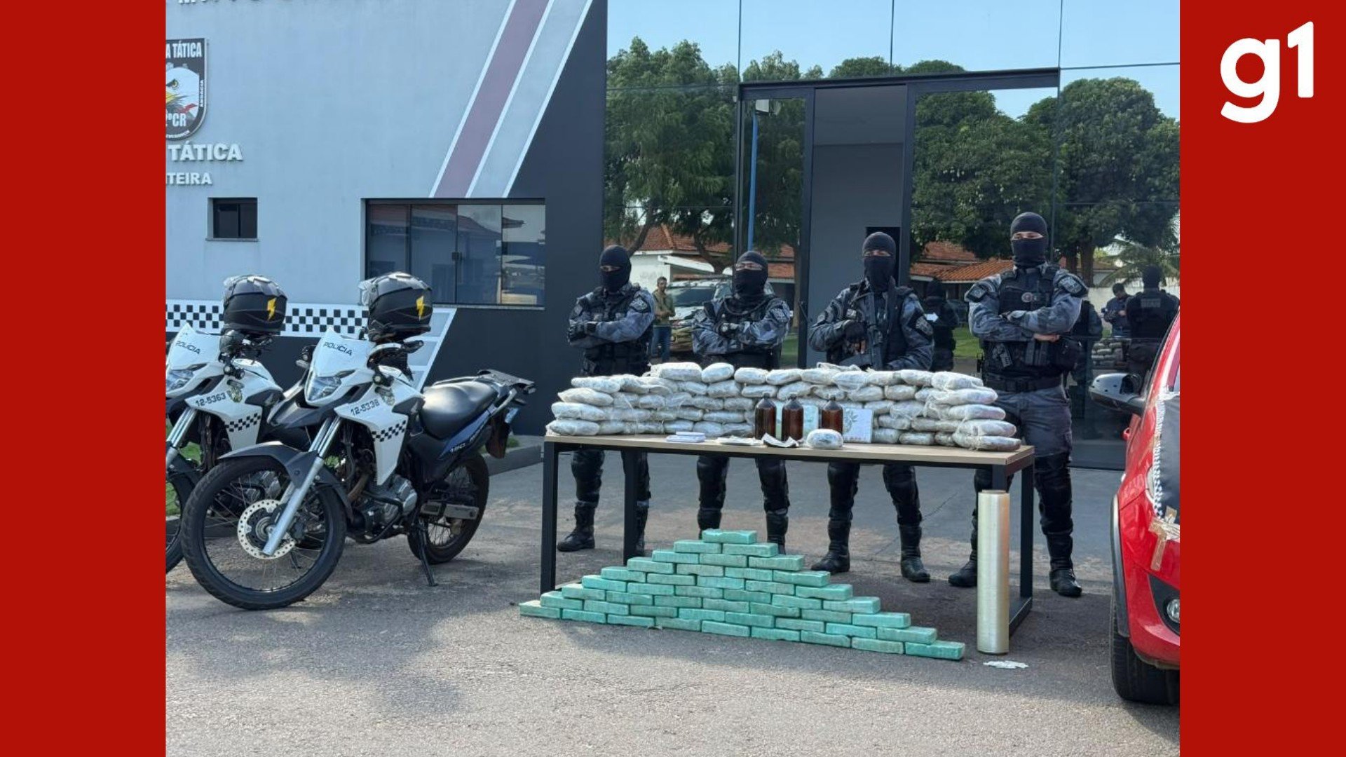 Dupla é presa com mais de 100 tabletes de drogas em MT; veja vídeo