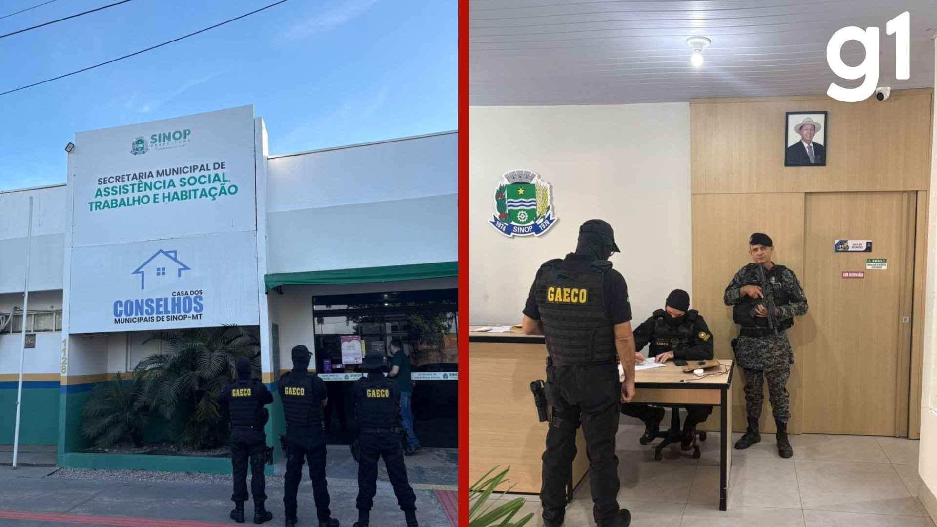 Servidores da Prefeitura de Sinop (MT) são alvos de operação por suspeita de ligação com facção criminosa