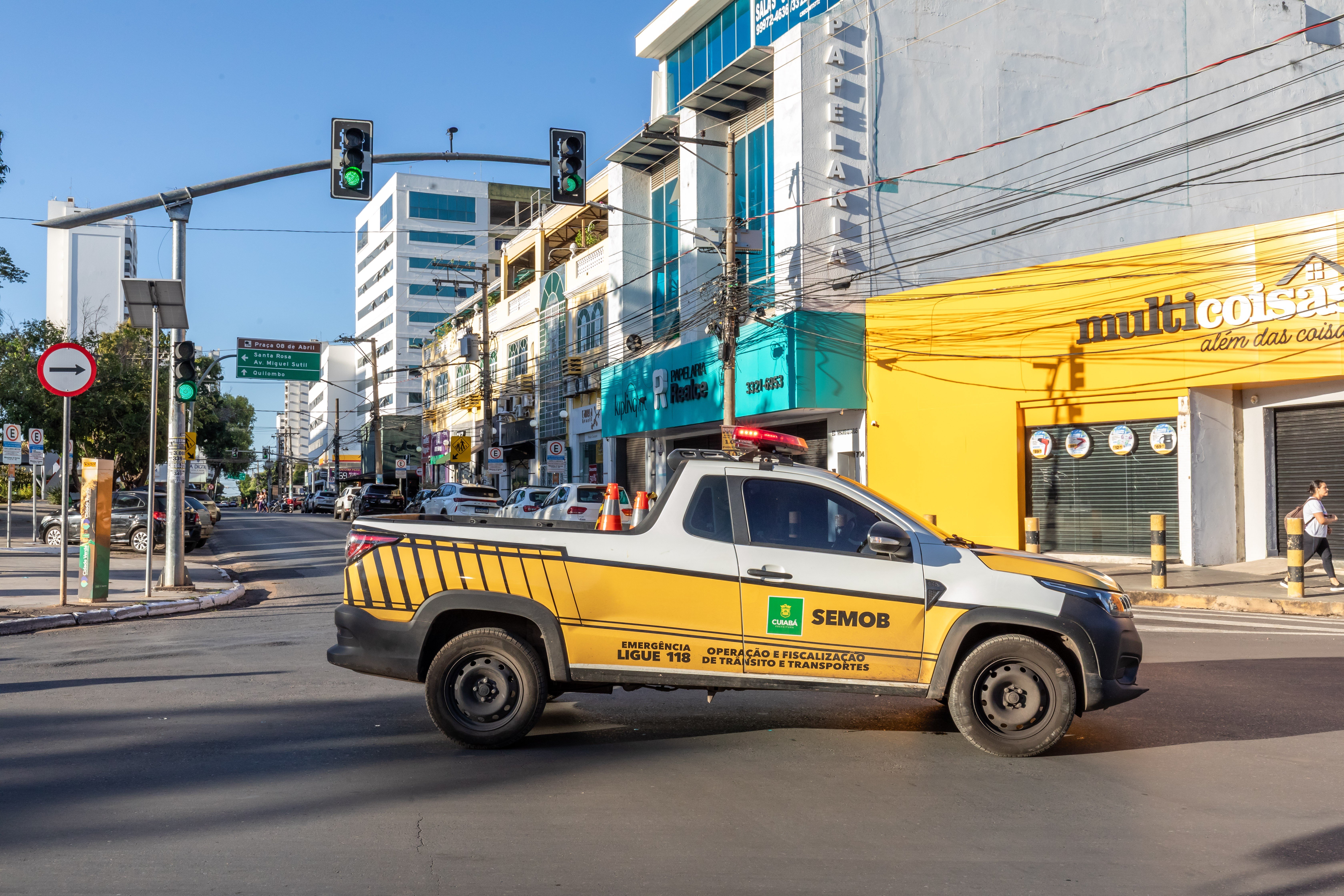 Obras fecham trecho da Rua Comandante Costa em Cuiabá por até 15 dias