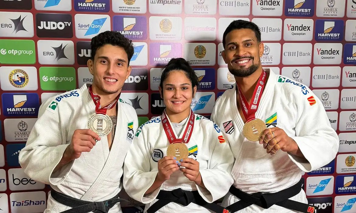 Brasil conquista sete medalhas no Grand Slam de Astana no Cazaquistão