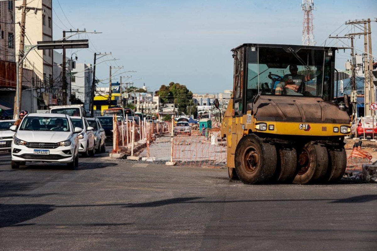 Obras do BRT vão interditar trechos do trânsito em Cuiabá neste fim de semana