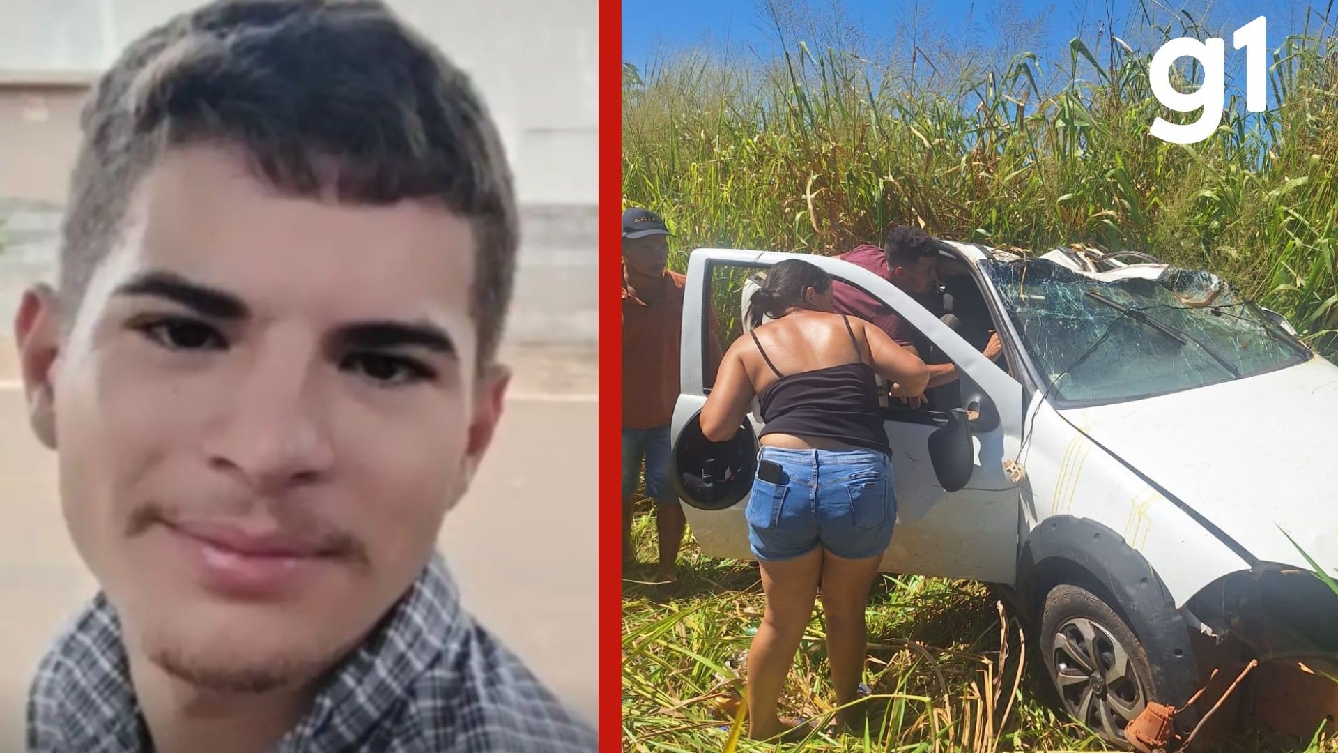 Jovem de 19 anos desaparecido sobrevive por três dias preso em carro capotado na MT-459