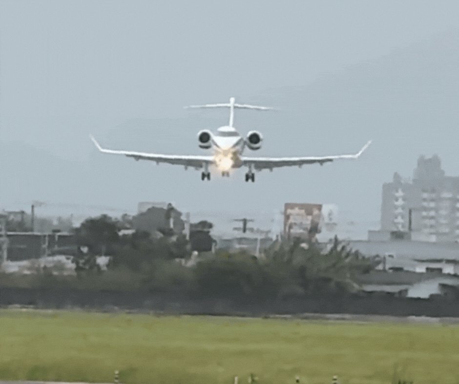 Por que avião com Luciano Hang pousou 'de lado' em SC? Entenda a manobra do pouso-caranguejo