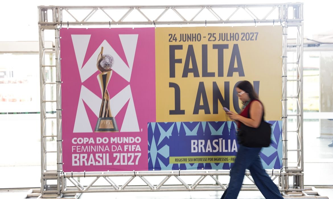 Brasília inicia contagem regressiva de 1 ano da Copa do Mundo Feminina