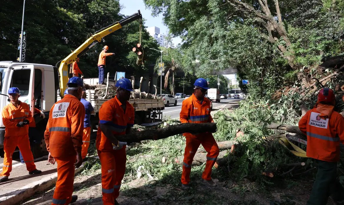 Após ventania, São Paulo tem 1,5 milhão de clientes sem energia
