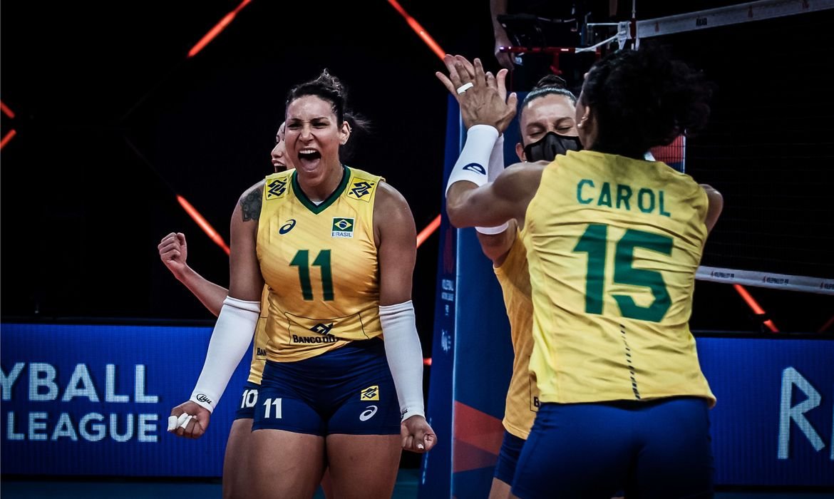 Invicto, Brasil encara campeãs olímpicas na Liga das Nações de Vôlei