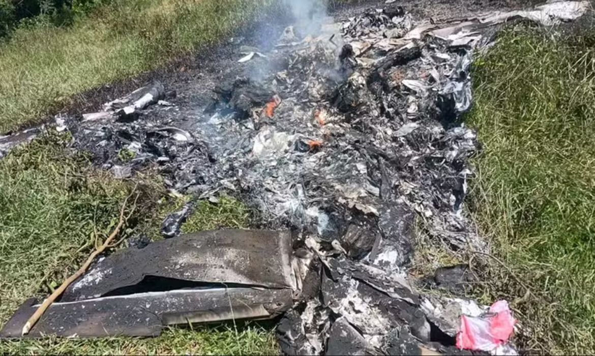 Dois homens morrem em queda de avião em Rio Claro, no sul fluminense