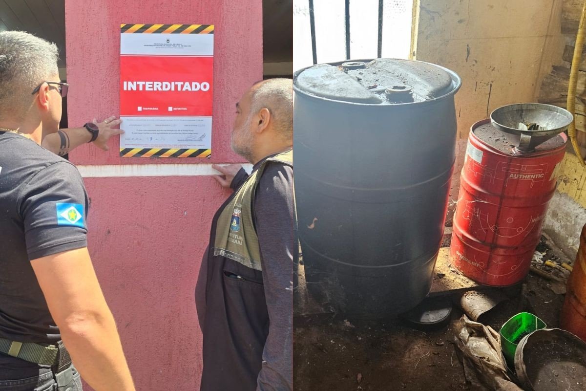 Três pessoas são presas por crime ambiental em operação que investiga descarte irregular de óleo em Cuiabá