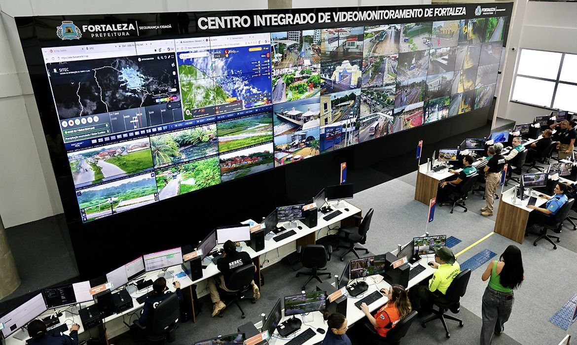 Videomonitoramento em Fortaleza auxilia na redução da violência