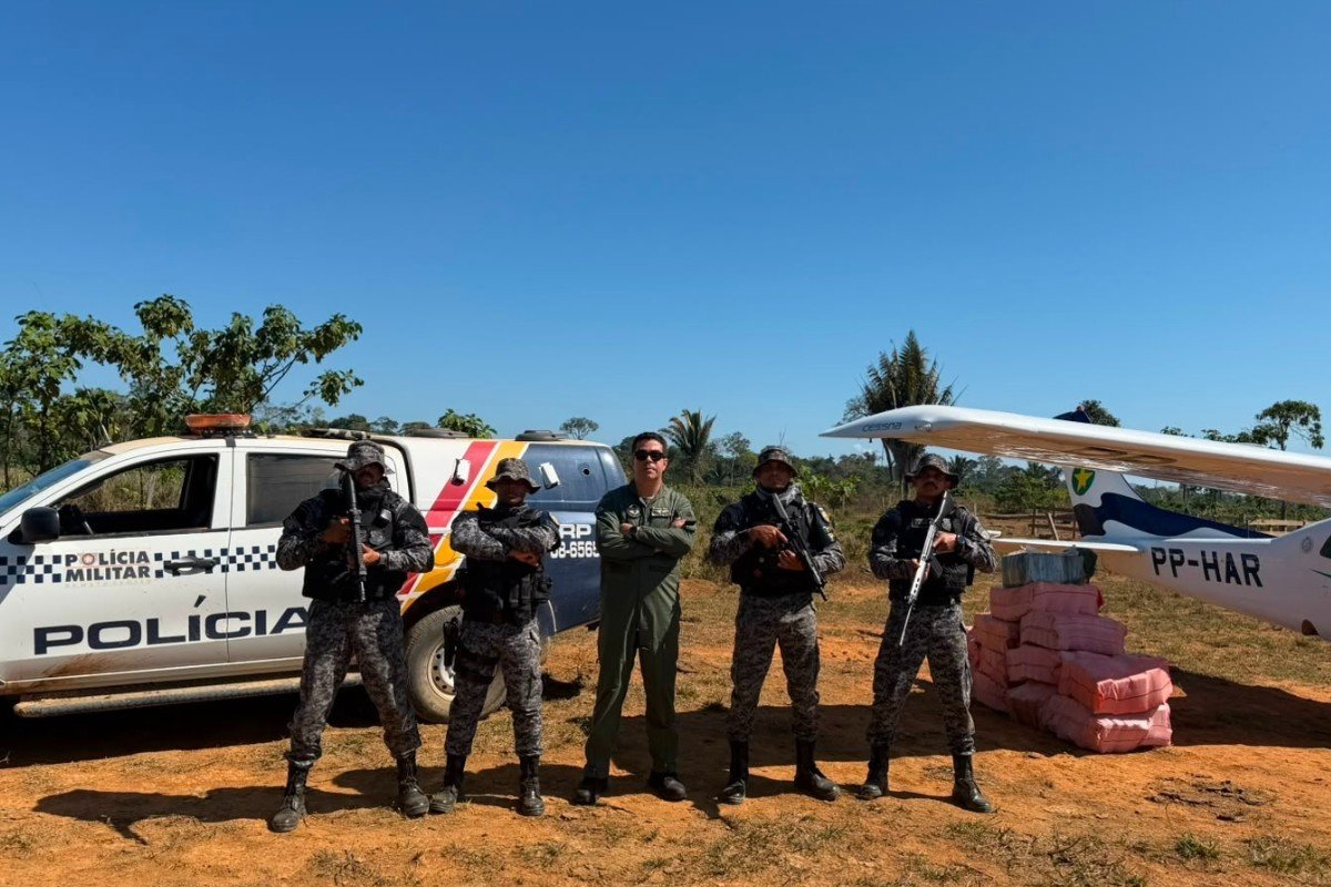 Denúncia de pouso clandestino de aeronaves da Bolívia leva à apreensão de droga em fazenda de MT
