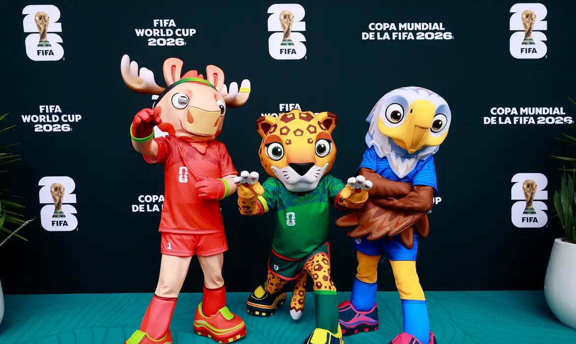 Mascotes do Mundial incluem a águia-careca, animal salvo de extinção