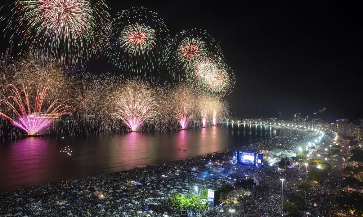 Maior réveillon do mundo, Rio poderá ter chuva com ressaca