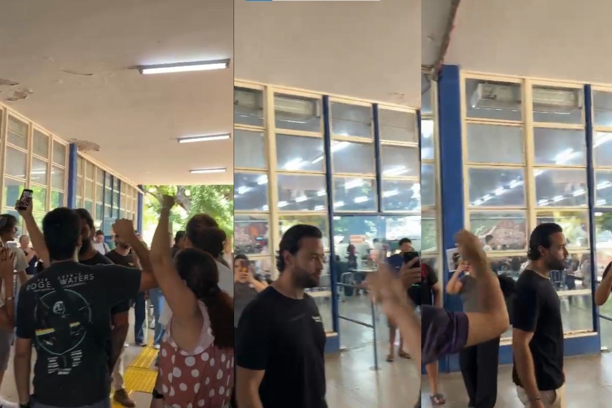 Vídeo: deputado e estudantes se envolvem em confusão durante ato na UFMT