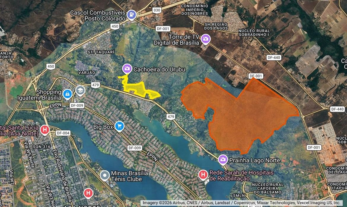 Parque da Serrinha não abrange área destinada ao BRB