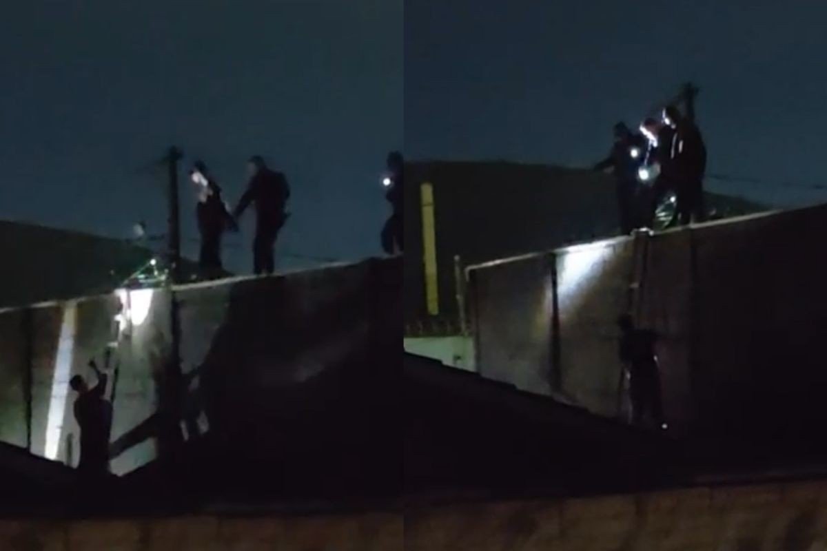 Vídeo: suspeito de furtar loja é preso escondido em telhado em Várzea Grande (MT)